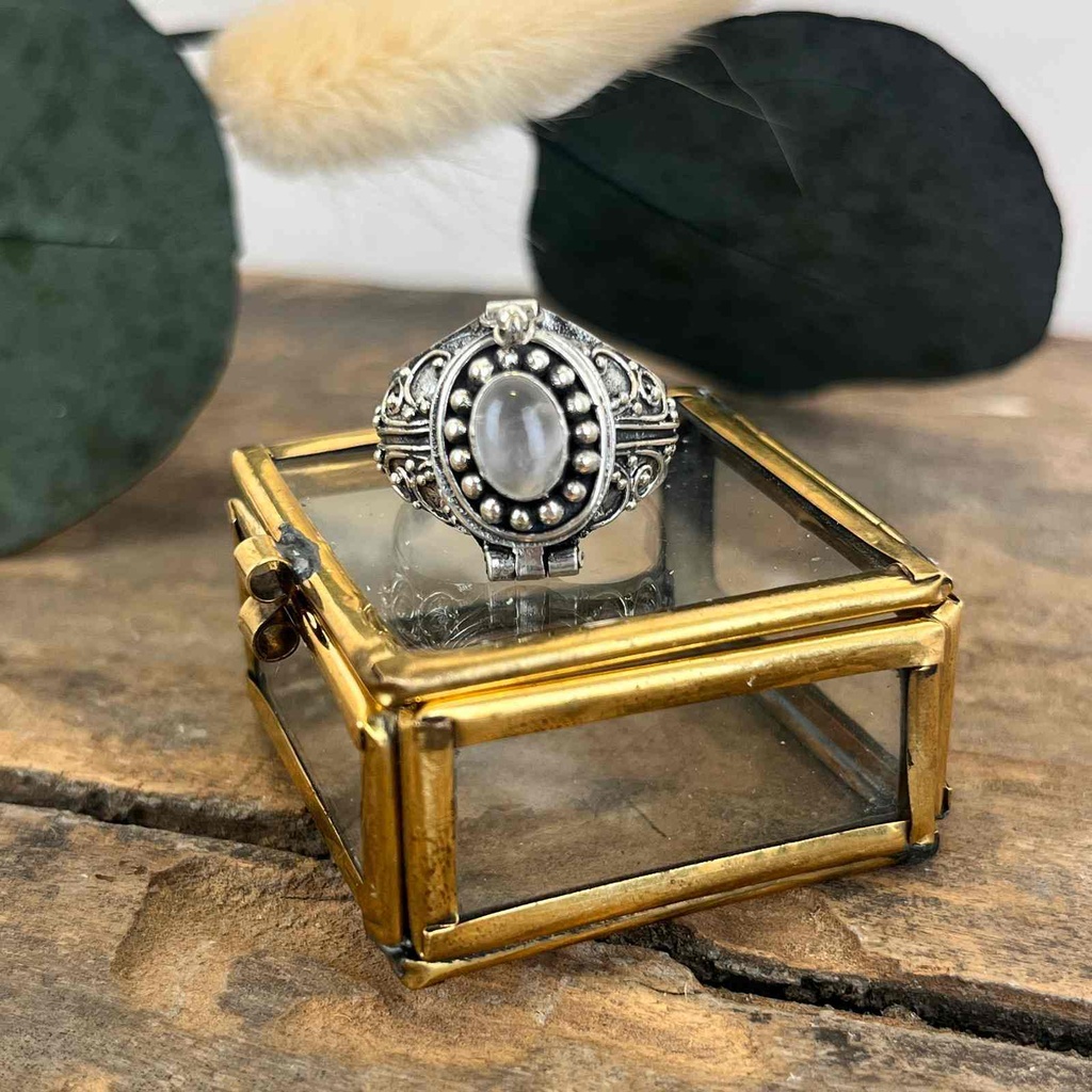 Bague Argent 925 - Quartz Rose [3333]
