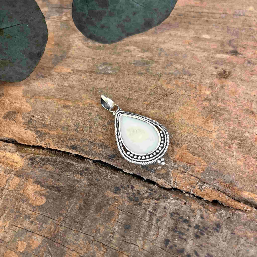 [PEAR-0646] Pendentif Argent 925 - Nacre [0646]