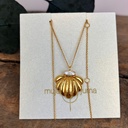 Collier 'Scarabé' - Plaqué Or - Nacre - Muja Juma