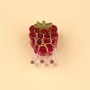Mini Pince à Cheveux 'Framboise' - Coucou Suzette