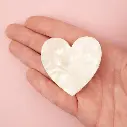 Pince à Cheveux 'Cœur Blanc' - Coucou Suzette