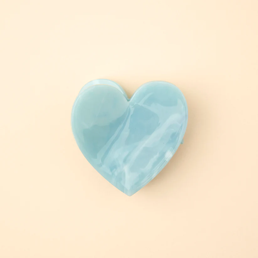 Pince à Cheveux 'Cœur Bleu' - Coucou Suzette