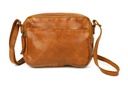Sac en Bandoulière 'Irem' Cognac - Cuir - Bear Design