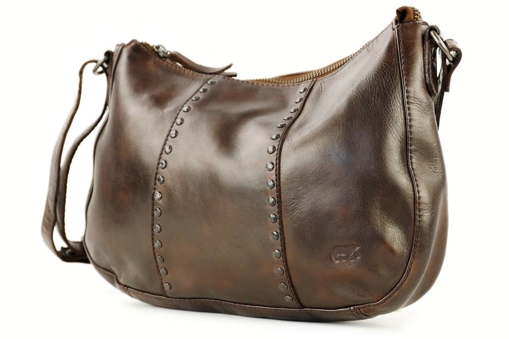 Sac à Main 'Saar' Brun - Cuir - Bear Design