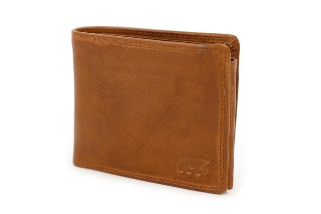 Portefeuille 'Boaz' Cognac - Cuir - Bear Design