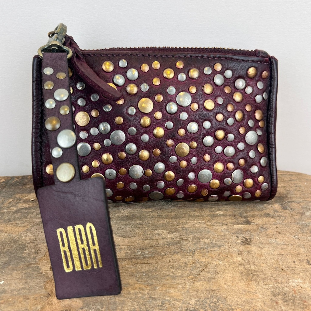 Portefeuille 'Lovington Stars' Bordeaux - Biba