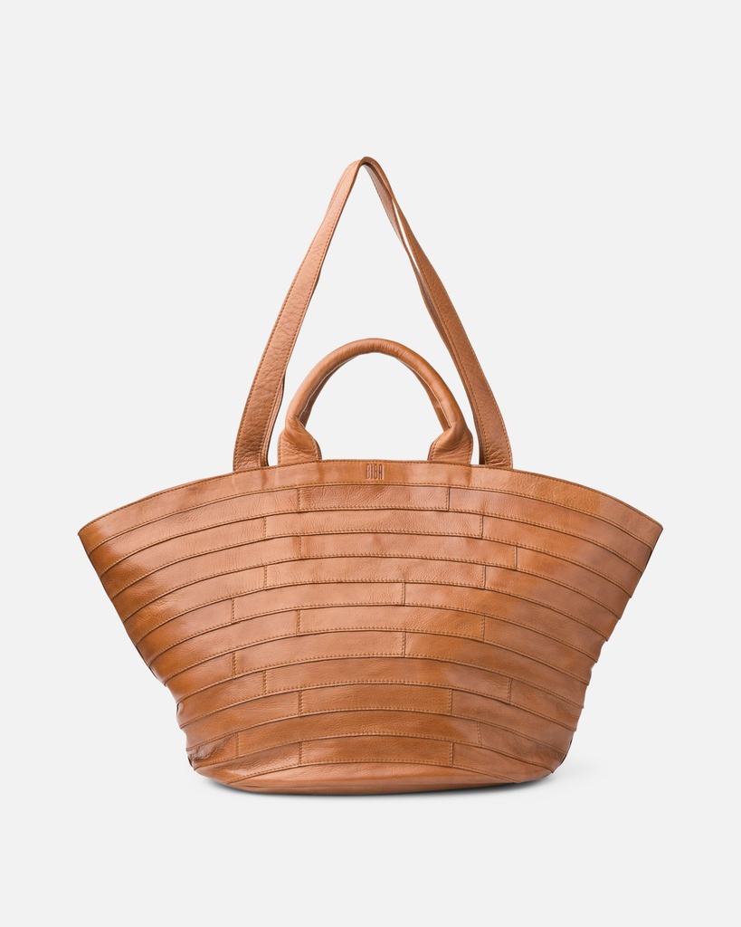 Sac à bandoulière 'Lewisburg bricks' Camel - Biba