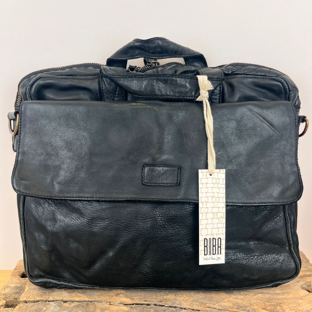 Mallette 'Alex' Noir - Biba