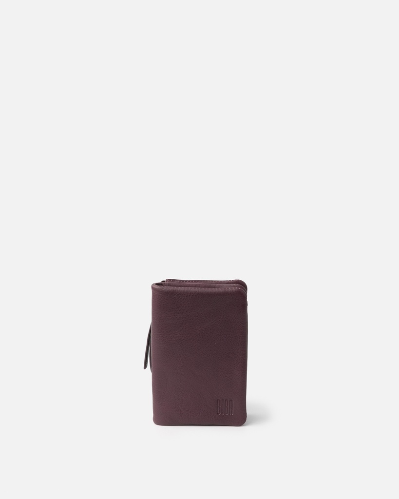 Portefeuille 'Soft Mousse' Grenat - Biba