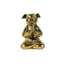 Cochon Yoga Bronze - Or - 10,5 x 7 x 6,5 cm