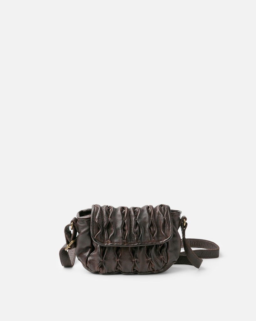 Sac à bandoulière 'Meyers' Brun Foncé - Biba