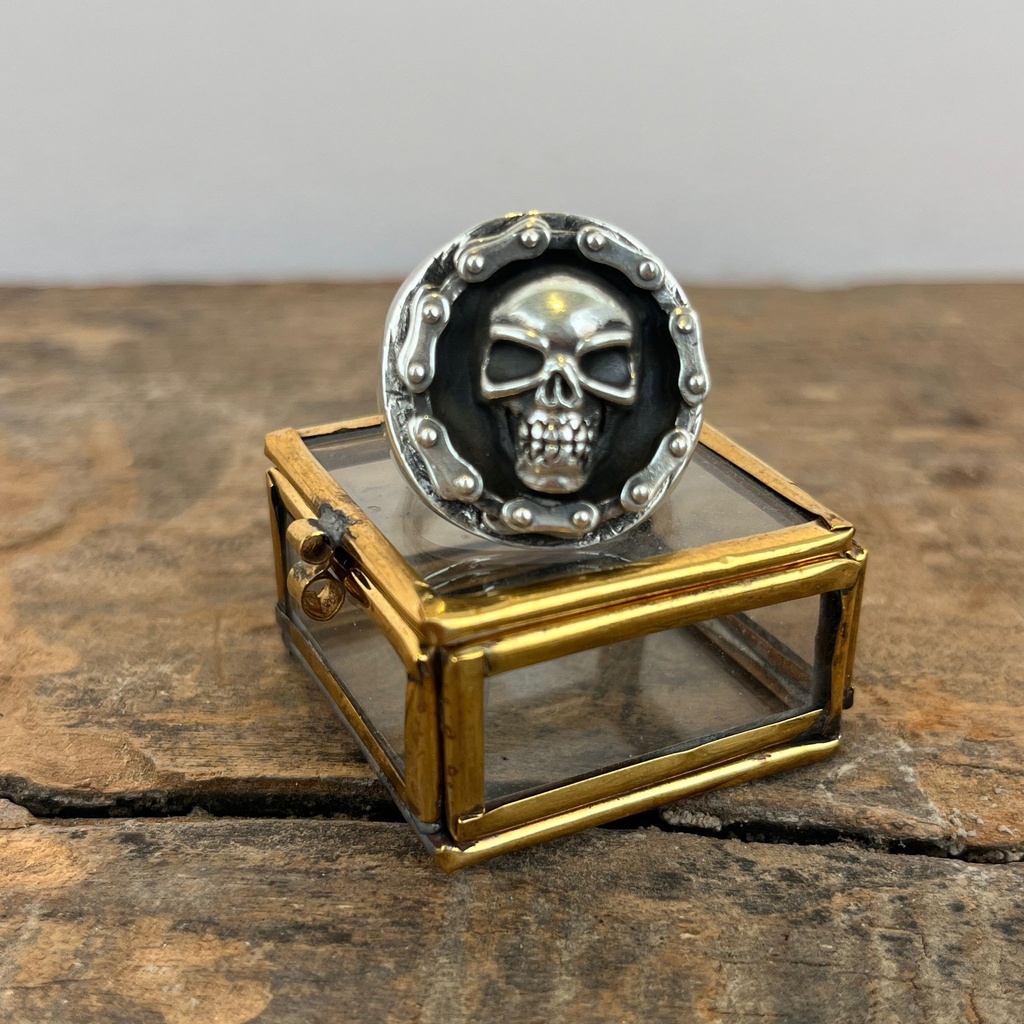 Bague 'Tête de Mort' Argent 925 [3353]