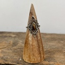 Bague Argent 925 - Œil de Tigre [3369]