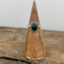 Bague Argent 925 - Malachite [3371]