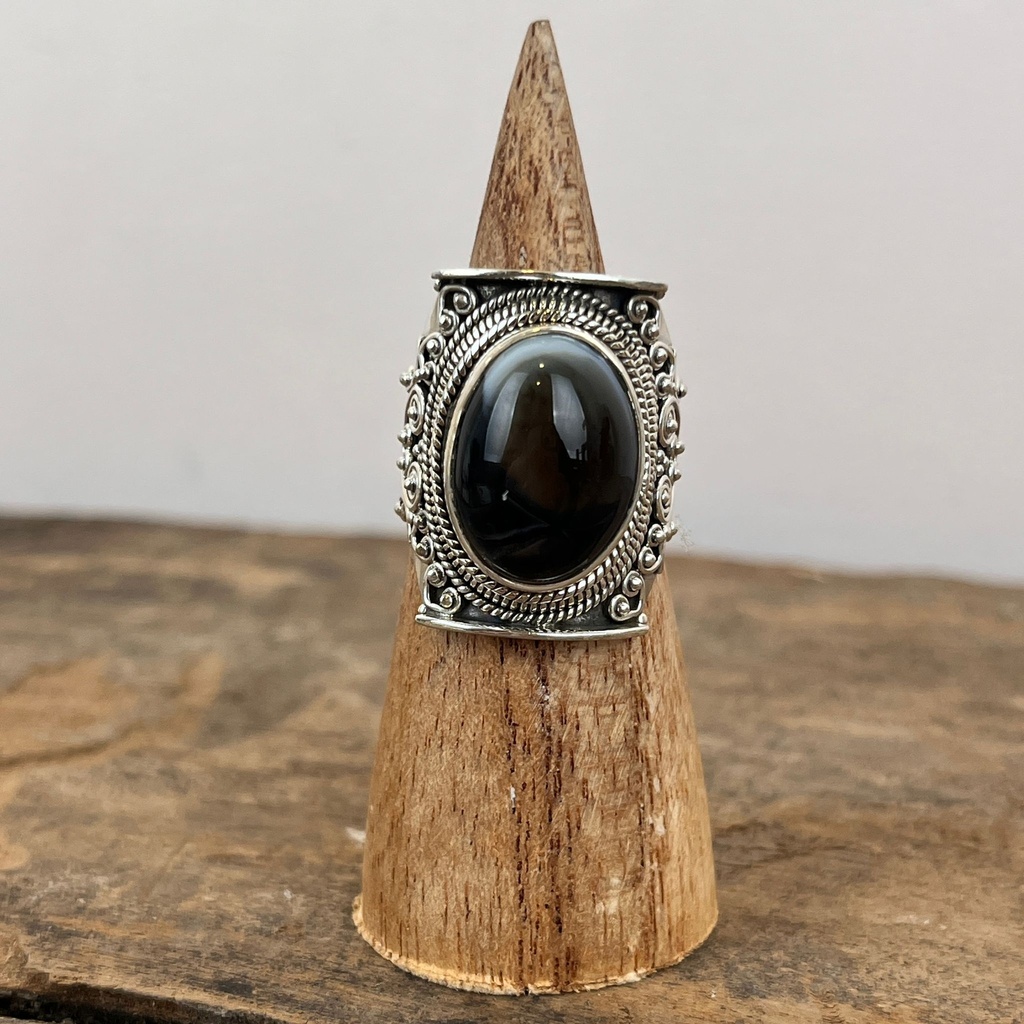 Bague Argent 925 - Agate [3377]