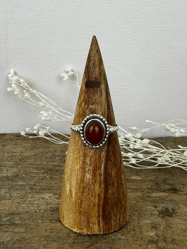 Bague Argent 925 - Cornaline [3426]