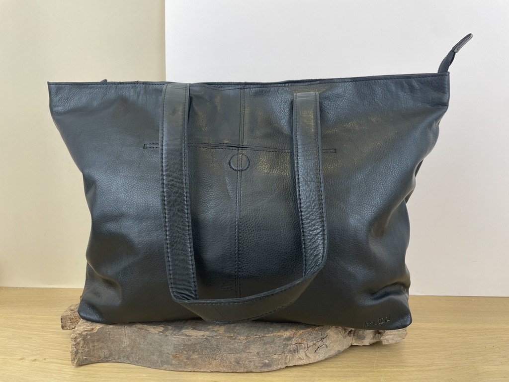 Sac Cabas 'Aline B' Noir - Léa Toni