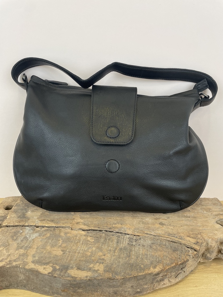 Sac en bandoulière 'Hella' Noir - Léa Toni