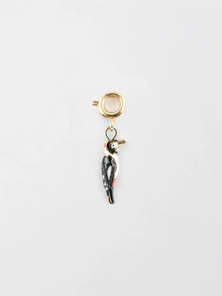 [NACH-CH118] Pendentif 'Pic à Ventre Jaune' - Nach