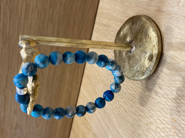 Bracelet Pierres 8mm Small Apatite Bleue