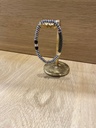 Bracelet Perles 6 mm Argent 925 Small Hématite - D'Oz Homme