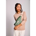 Sac banane 'Olivia' – Velours vert d'eau – Hindbag