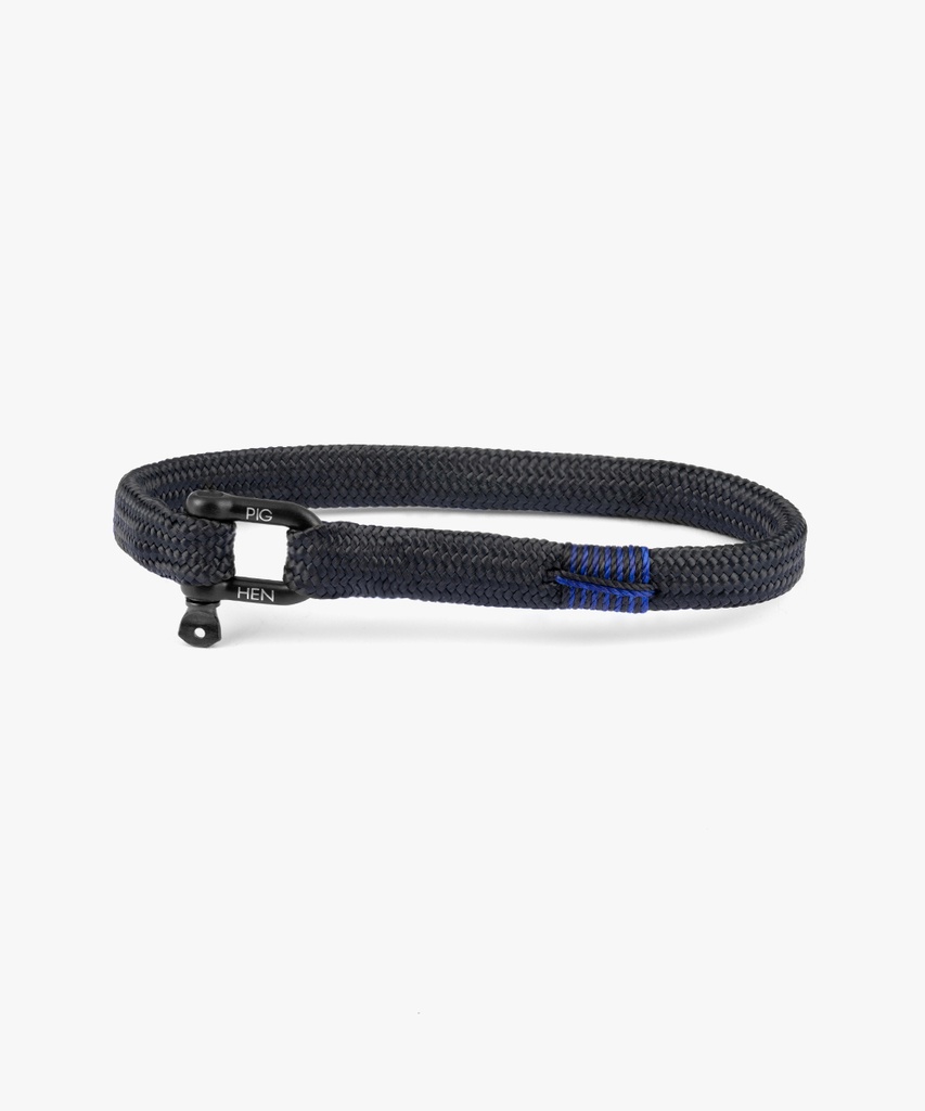 [PIG-P19-290000-ML] Bracelet 'Vicious Vik – Black | Black' – M/L – Pig & Hen