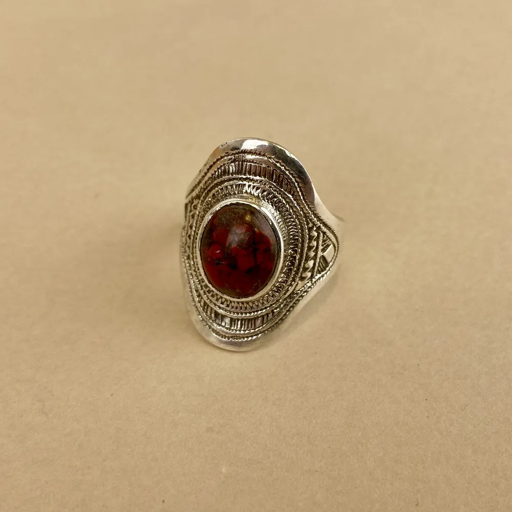 Bague Argent 925 – Jaspe [3500]