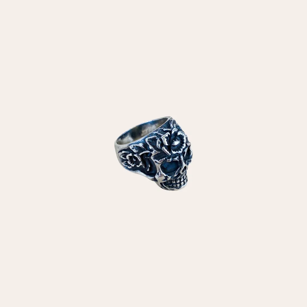 [BAAR-3503-63] Bague 'Crâne' – Argent 925 [3503]