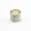 Bague 'Large' – Argent – Ombre Claire