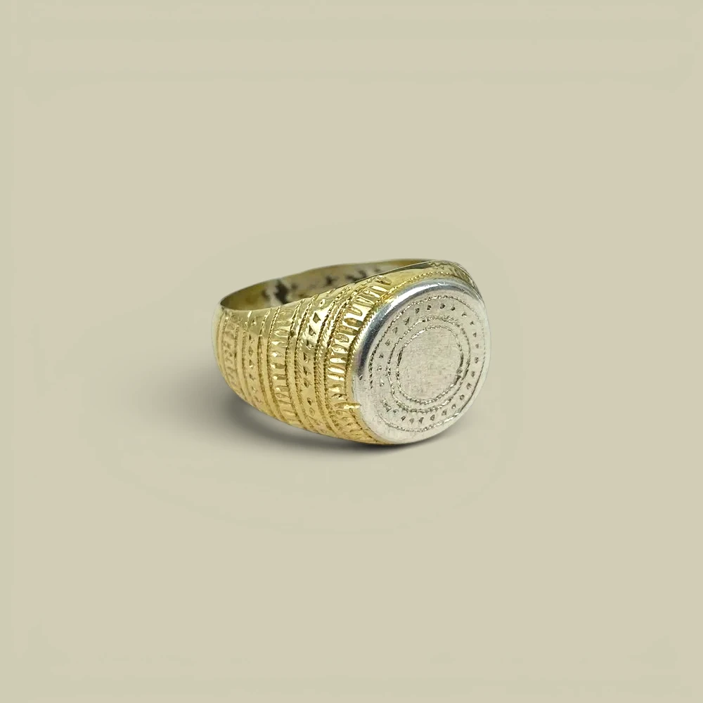 Bague 'Mawli' – Argent & bronze – Ombre Claire