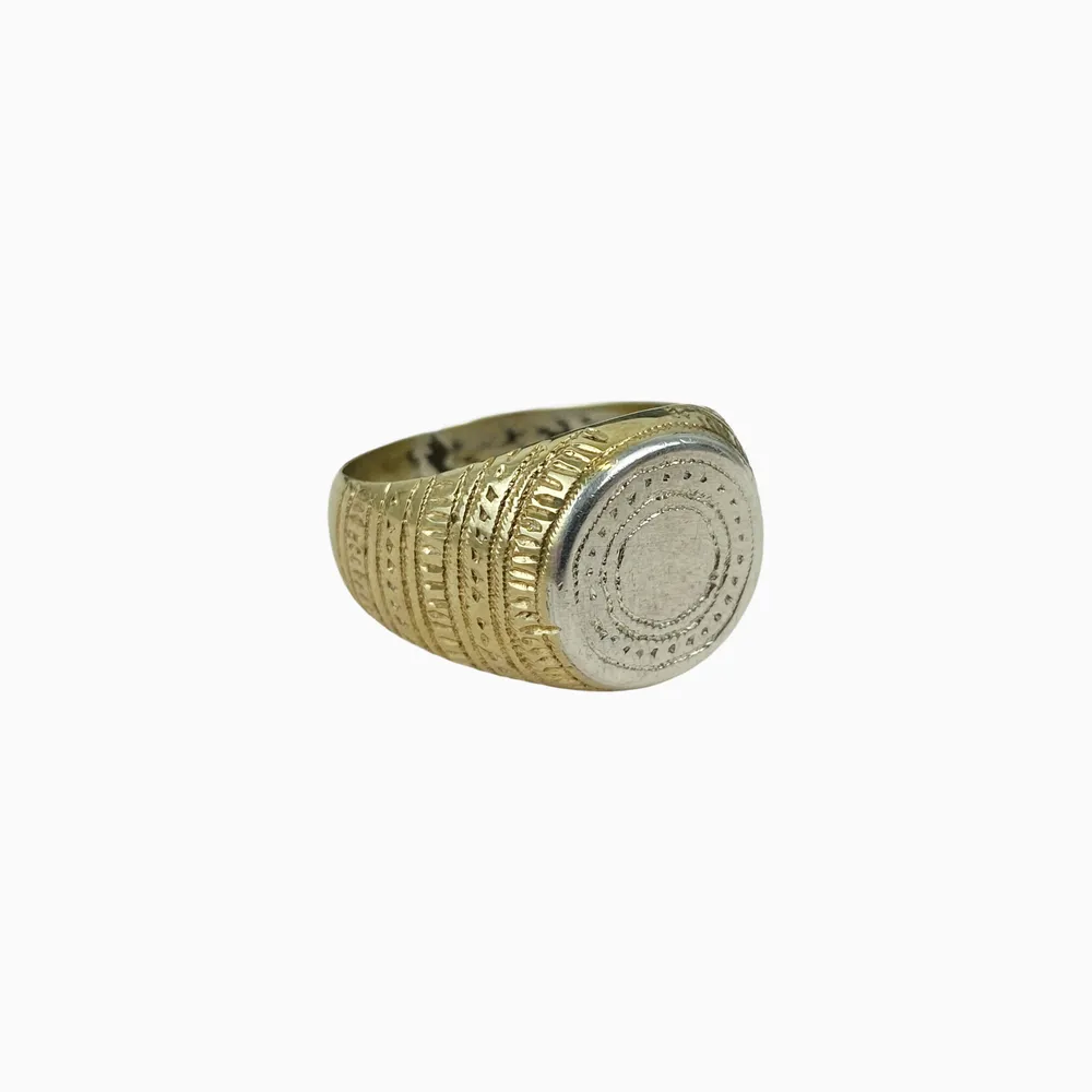 Bague 'Mawli' – Argent & bronze – Ombre Claire