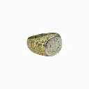 Bague 'Mawli' – Argent & bronze – Ombre Claire