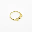 Bague 'Vermeil' – Argent plaqué or – Ombre Claire