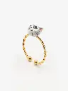 Bague torsadée  'Chat Tabby' – Nach