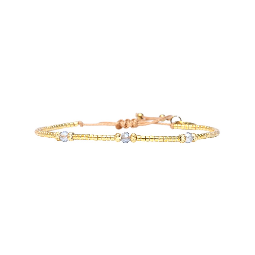 [BELLE-U-SANT-B2069GO-SBF] Bracelet 'Nina – Santorini' – Belle Mais Pas Que