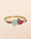 Bague 'Phoebe' – Plaqué Or – Amazonite – Muja Juma