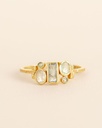 Bague 'Samah' – Plaqué Or – Labradorite – Muja Juma