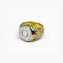 Bague 'Mawli' – Argent 999 & bronze – Ombre Claire