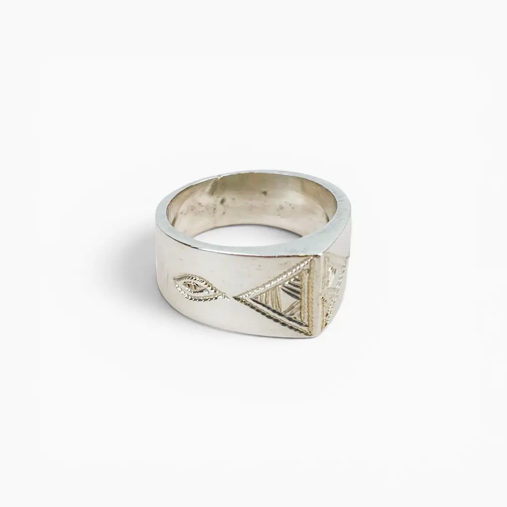 Bague 'Lyes' – Argent 999 – Ombre Claire