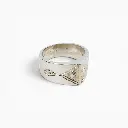 Bague 'Lyes' – Argent 999 – Ombre Claire