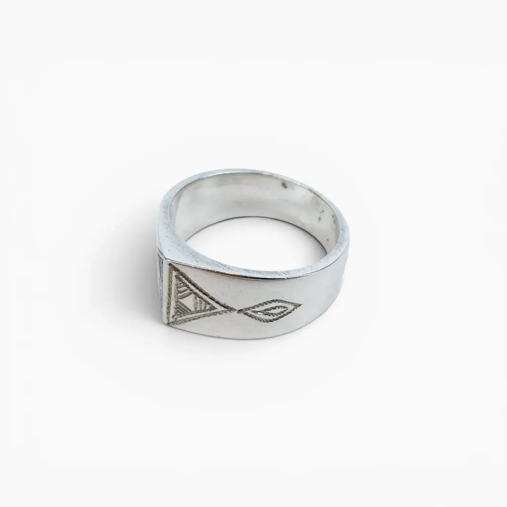 Bague 'Lyes' – Argent 999 – Ombre Claire