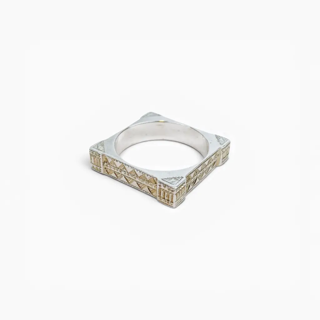 Bague 'Laurent' – Argent 999 – Ombre Claire