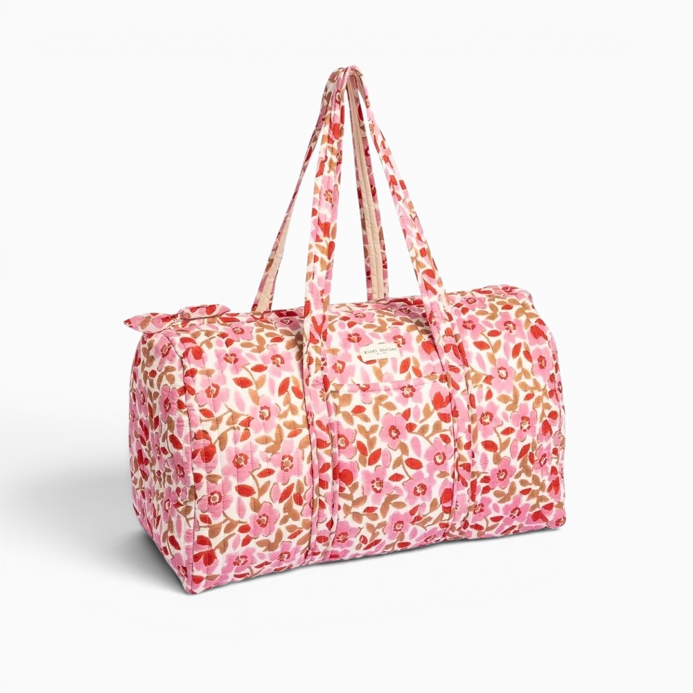 Sac week-end 'Amelia Pink' – Bindi Atelier
