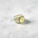 Bague 'Aloïs' – Argent 999 & bronze – Ombre Claire