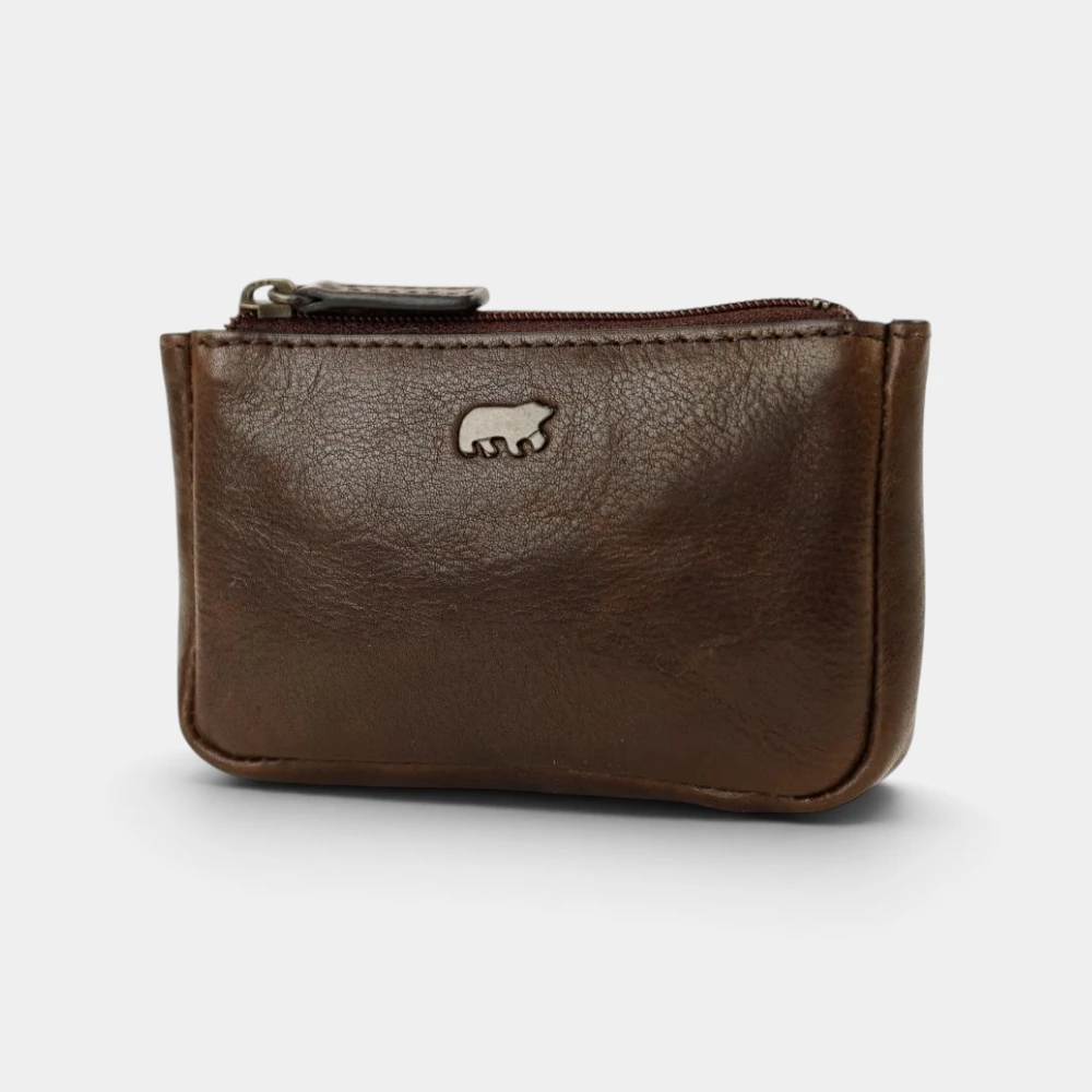 [BEAR-BS23058-BROWN] Porte-monnaie 'Paolo' – Brun – Bear Design