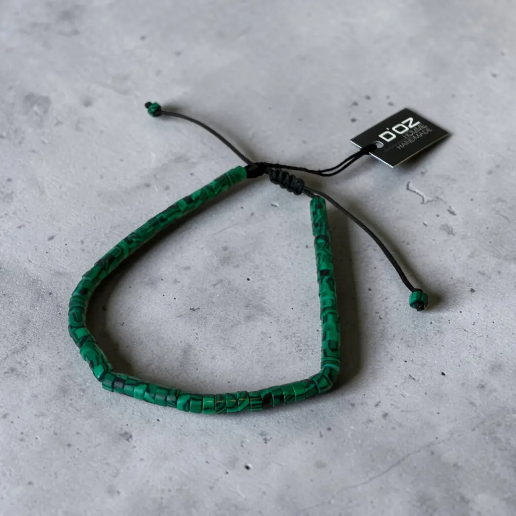 Bracelet – Perles heishi – Ajustable – D'Oz Homme