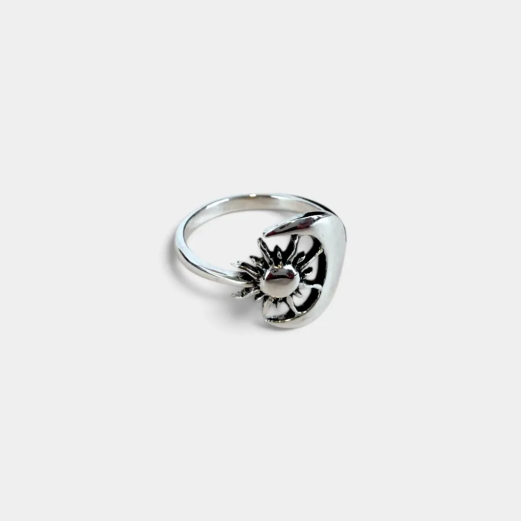 Bague 'Soleil & Lune' – Argent 925 [3600]