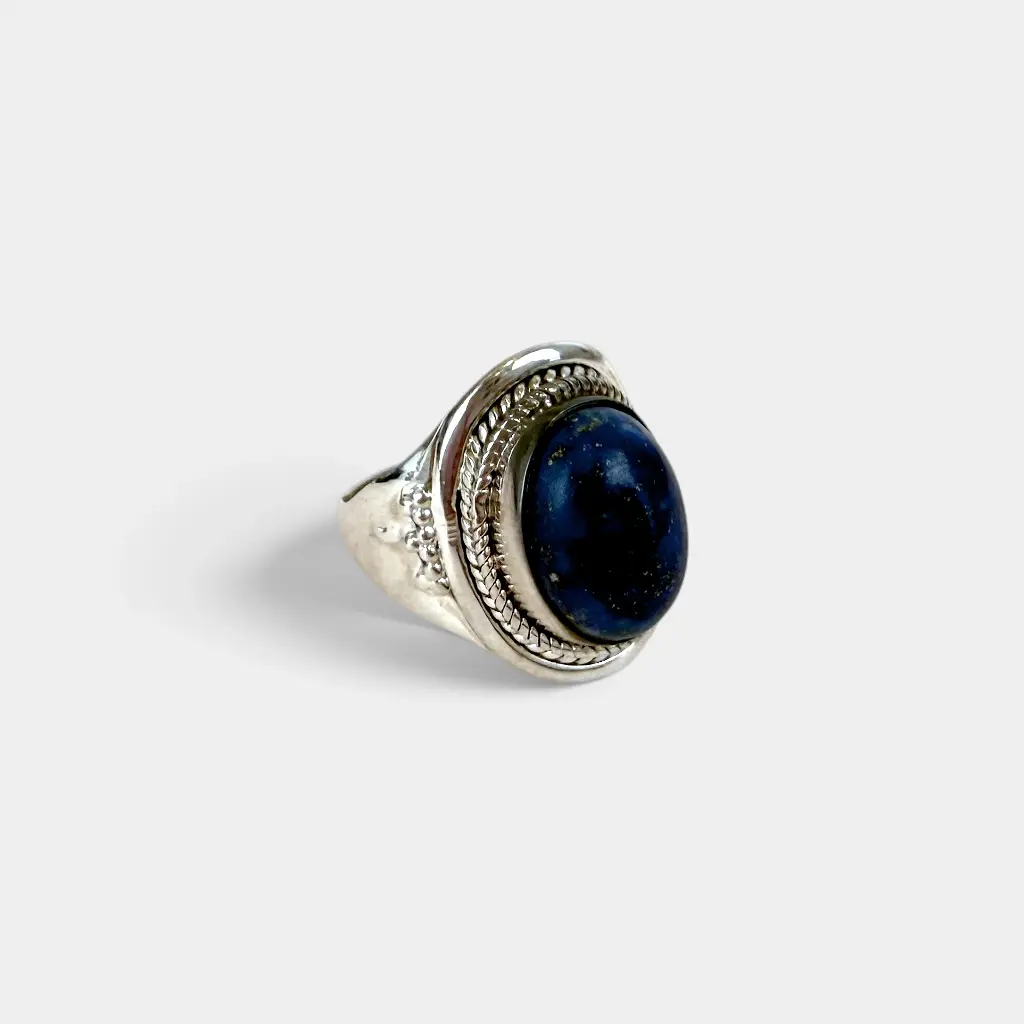 [BAAR-3632-55] Bague – Argent 925 – Lapis lazuli – Taille 55 [3632]