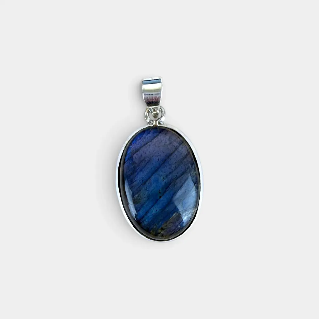 [PEAR-0683] Pendentif – Argent 925 – Labradorite [0683]